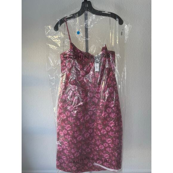 Sachin & Babi | Audra Floral Faille Midi-Dress - Picture 4 of 6